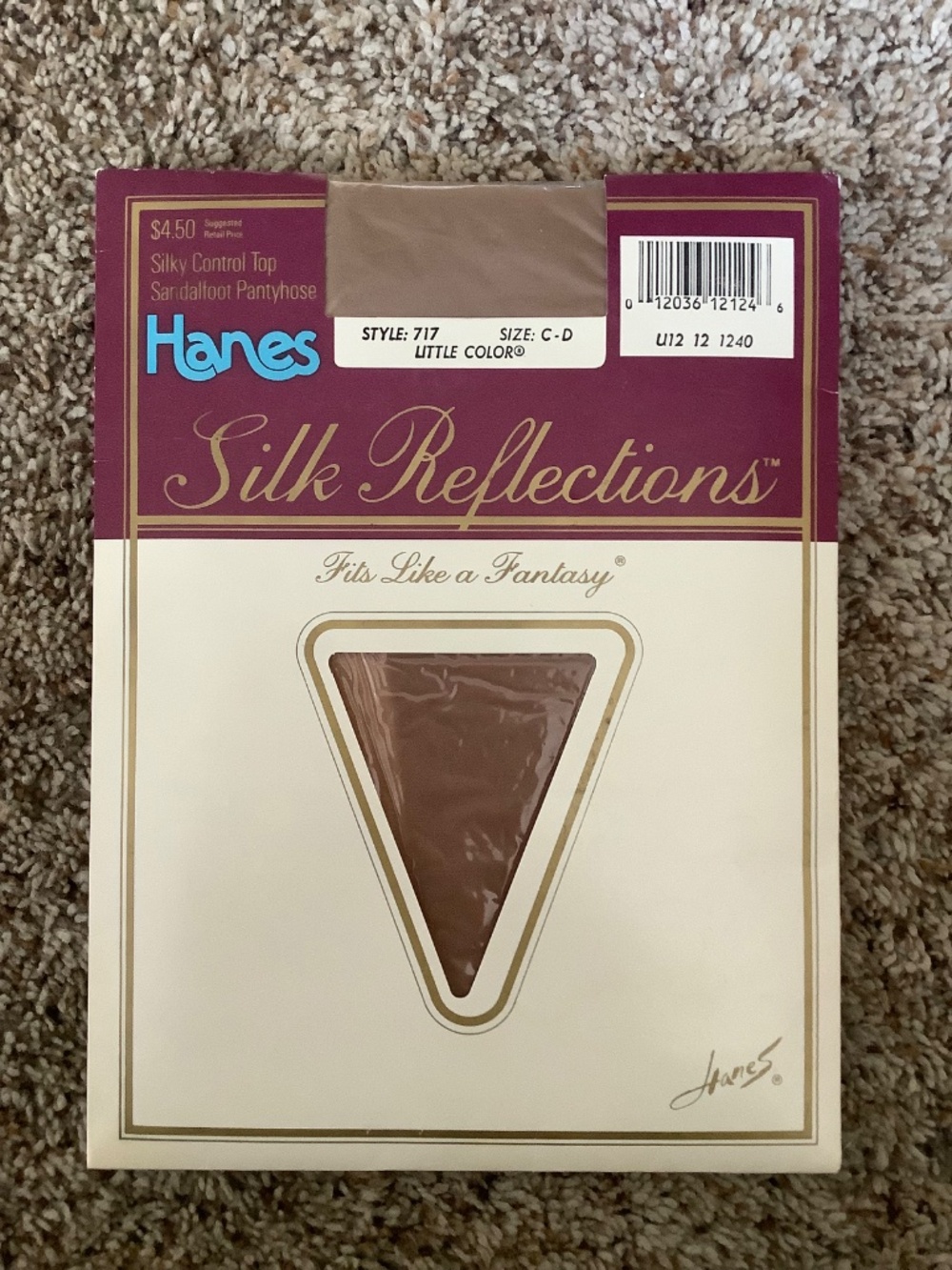 5 Pairs HANES Silk Reflections Control Top PANTYHOSE Size CD Nylons NEW Tan - Picture 4 of 11